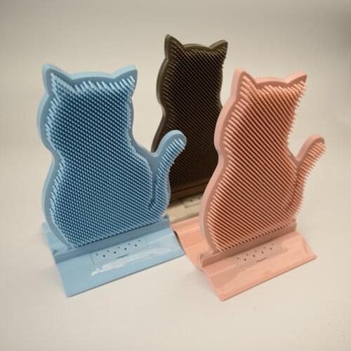 New fixed door seam cat rubbing hair removal device anti-itching massage brush cat rubbing brush toy cat supplies