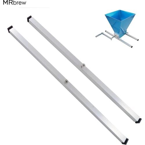 Aluminium Alloy Bar/base for Stainless 2 rollers Malt Grain Mill Grain Crusher With 2 Pcs M6 Screw high Quality