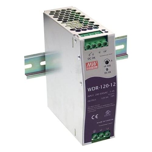 WDR Track Switching Power Supply WDR-120-12 120W | 12V | 180-550VAC/254-780VDC