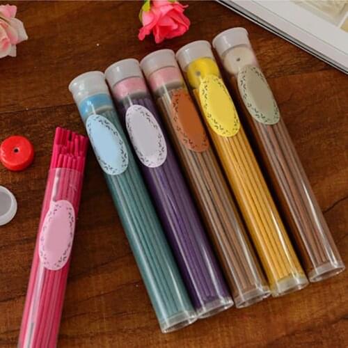 50Pcs Colorful Incense Burner Stick Fragrance Spices Natural Aromas Air Freshener