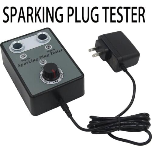 Auto Car Spark Plug Tester with Adjustable Double Hole Detector Ignition Plug Analyzer for 12V Gasoline Vehicles
