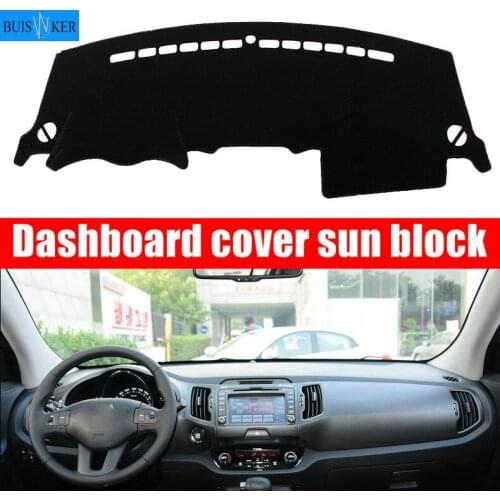 For Kia sportage R 2011 2012 2013-2016 Right and Left Hand Drive Car Dashboard Covers Mat Shade Cushion Pad Carpets Accessories