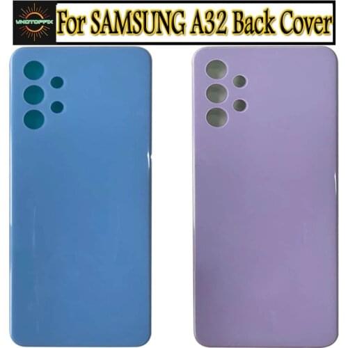 For SAMSUNG Galaxy A32 SM-A325F, SM-A325F/DS Battery Cover Door Rear Glass Housing Case Replace For SAMSUNG A32 Battery Cover