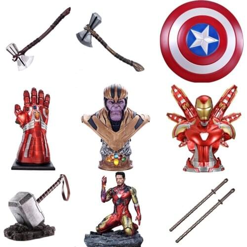 Hasbro Avengers Iron Man Thor Cosplay Cosplay for Super Hero Figurine Anime Dolls Collectible Action Figure Model Toy Kids Gift