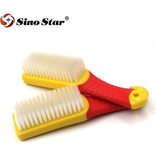 JLM05 Carpet Interior Rubber Handle Brush Dense Hair Car Cleaning Products Washing Tools for Auto Detailing Floor Mat