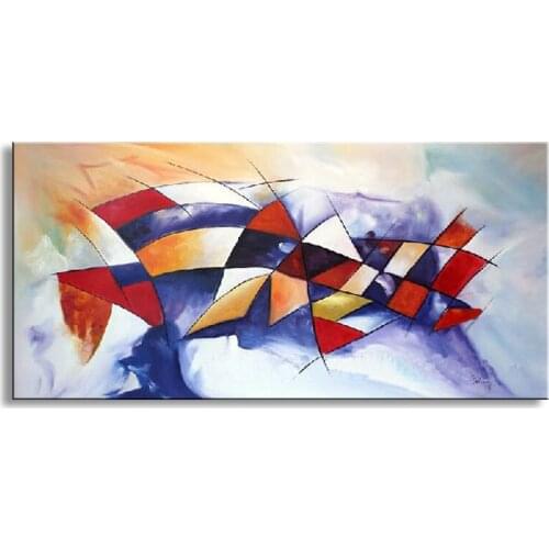 Handmade oil painting on canvas modern 100% Best Art Abstract oil painting original directly from artis XD1-134