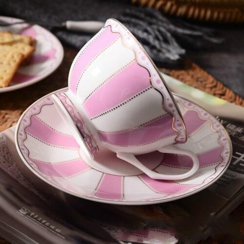 Ceramic coffee cup dish bone china set english afternoon