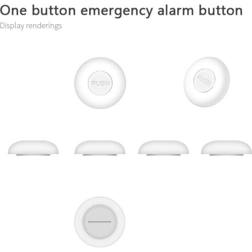 Tuya Zigbee SOS/Emergency Button Wireless Remote Call Button Caregiver Pager For Patient Elderly Fall Down Alarm Call
