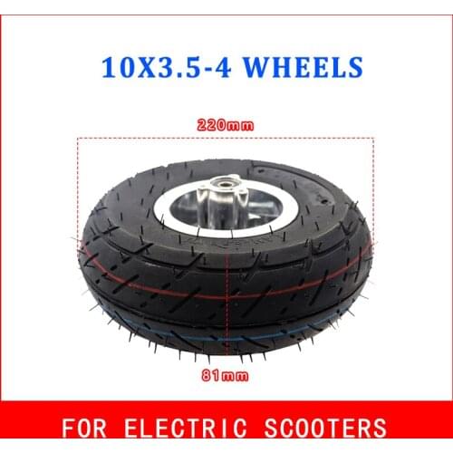 10X3.5-4 220X80 8.5 Inch Wheels for Electric Scooter Accessories Folding Bicycles