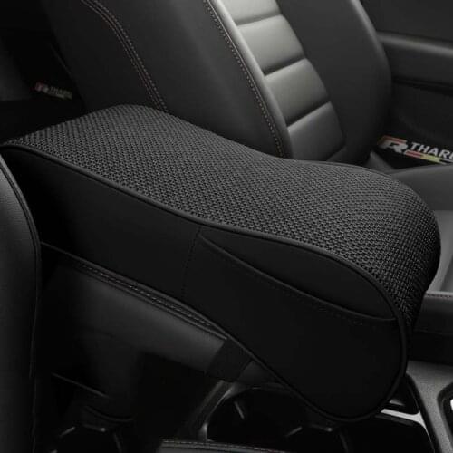 Leather Car Central Armrest Pad Center Console Styling Armrest Comfortable Arm Rest Seat Protective Pad Mat Cushion Pillow Cover