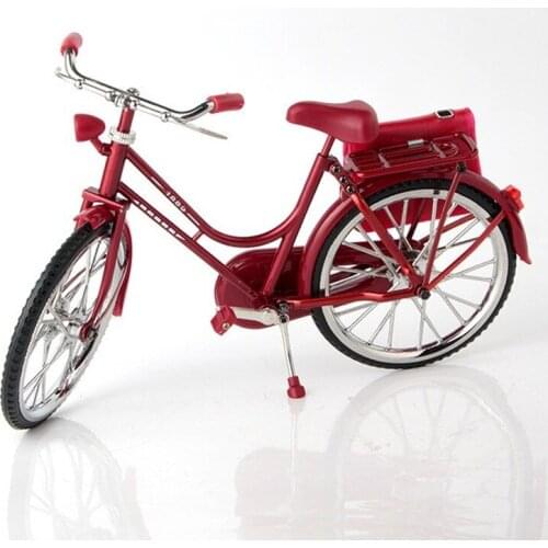 Red Womens Bicycle with Leather Bag Creative Crafts Lighter Smoking Accessories for Weed Cute for Girls Gadgets for Men Gift