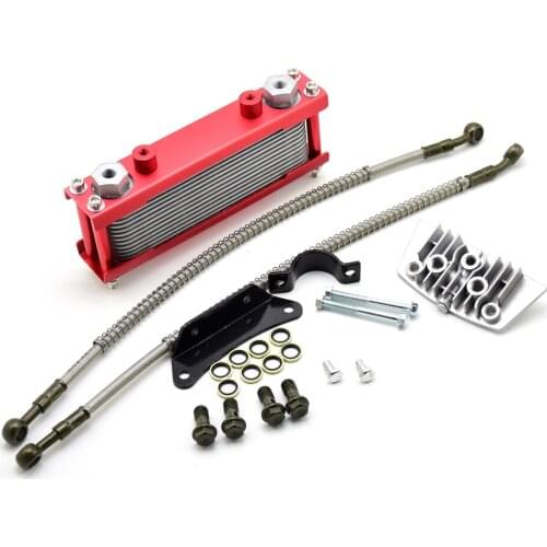 Engine Oil Cooler Radiator cooling For Honda monkey bike 50cc 90cc 110cc 140cc 150cc Chinese Lifan KAYO Pitbike Dirt Pit Bike