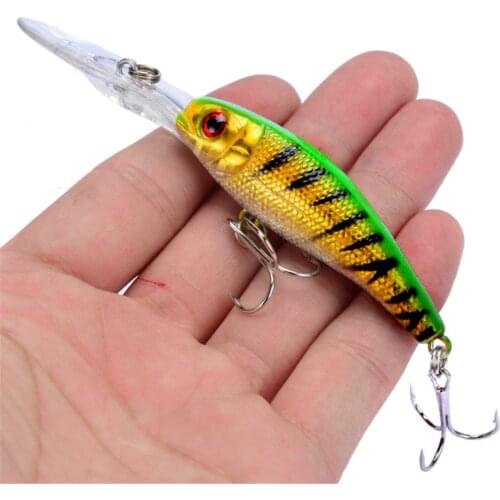 1PCS New Minnow Fishing Lure 10cm 7.4g Isca Artificiais Hard Bait Crankbaits Fishing Wobblers Bass Fake Plastic Fish Carp