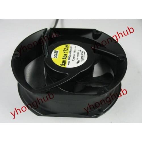 SANYO DENKI 9WG5748P5G001 DC 48V 2.91A 4-wire 172x150x51mm Server Cooling Fan