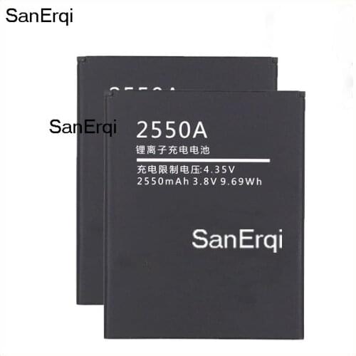 10pcs Battery For HIKE Q1 Battery For 2550A 2550mAh Battery 716 X818 M4 Battery