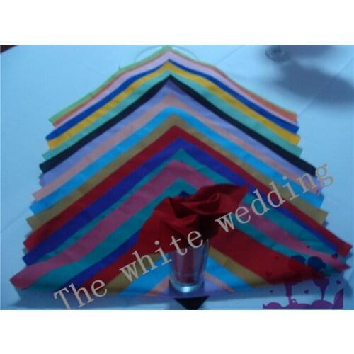 100pcs 20'' x 20'' Wedding Cloth Napkins Placemats Napkins Linen cotton table napkins