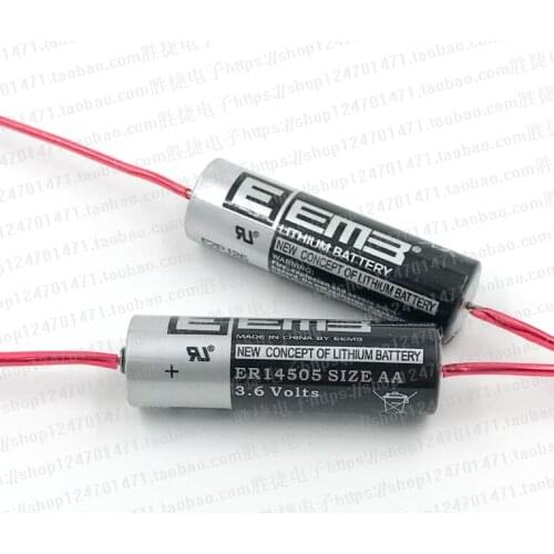 2PCS ER14505 AA 3.6V 2400mAh Lithium Battery ER14505 Band welding needle Free Shipping