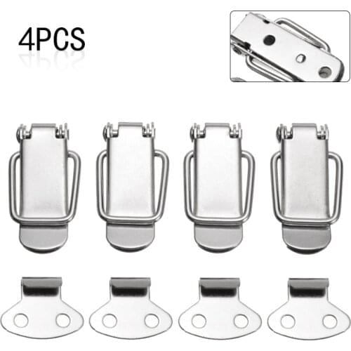 2pcs Toggle Latch Catch Toggle Clamp Adjustable Cabinet Boxes Lever Handle Lock Hasp For Sliding Door Furniture Parts