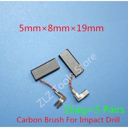 5 Carbon Brushes Replacement for Bosch GBH2-28 GBH2-28DV GBH2-25DV GBH2-28DFV RH228VC GBH2-28DBV GBH2-28L GBH2-24RE GBH2-24DRE