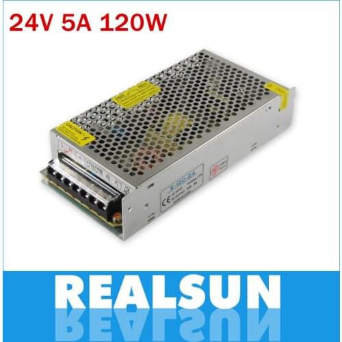 24V 5A 120W Switch Power Supply Driver Switching For LED Strip Light Display 110V/220V free shipping