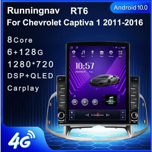 9.7" Android 10.1 For Chevrolet Captiva 1 2011-2016 Tesla Type Car Radio Multimedia Video Player Navigation GPS RDS no dvd