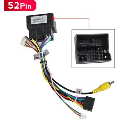 Car Android Stere Player Wire Harness Adapter For VW Skoda/Passat/Jetta/Tiguan/Touran