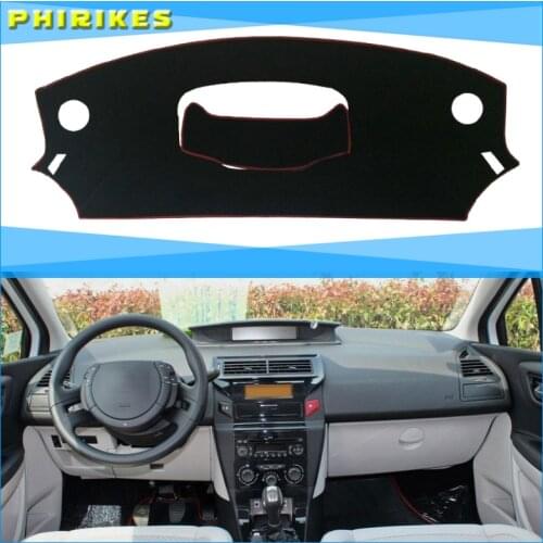 Car Dashboard Cover Dash Mat For Citroen C4 C-Quatre 2004 2005 2006 2007 2008 2009 2010 Sun Shade DashMat Pad Dashboard Cover