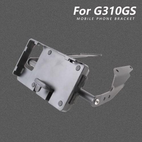 For BMW G310R G310GS 2017 2018 2019 USB Mobile Phone Motorcycle Navigation Bracket ABS Plastic USB Charging Support