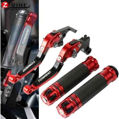 For YAMAHA TDM900 2004-2014 TDM 900 2005 2006 2007 2008 2009 2010 Motorcycle Accessories Brake Clutch Levers Hand Grip Handlebar