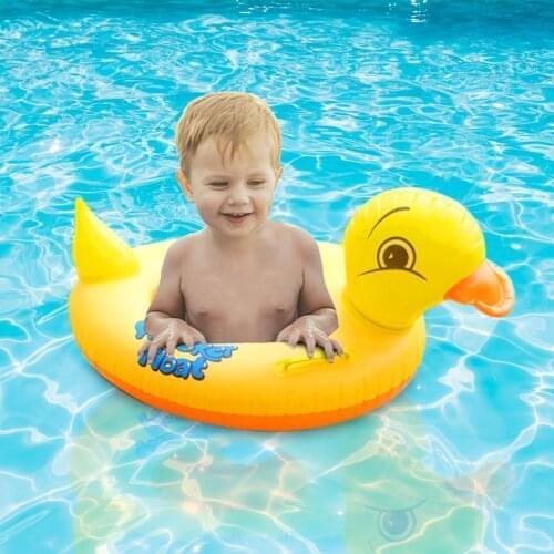 Giant Inflatable Duck Swimming Ring Float Water Mattress Bed Pool Party Beach Adult Kids Swim Circl Summer Holiday Toys