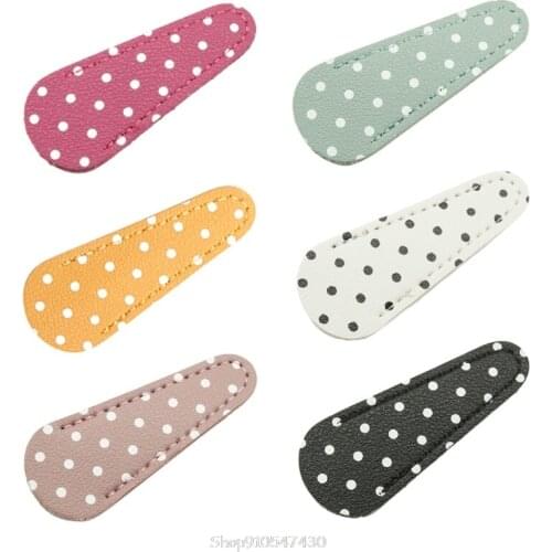 Leather Embroidery Scissors Sheath Cover Barber Hairdressing Shears Holster Protective Storage D23 20 Dropship