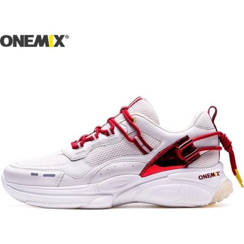 ONEMIX Summer Womens Ultralight Running Shoes Breathable Mesh Sneakers Athletic Trainers For Outdoor Retro Jogging Sport Shoes