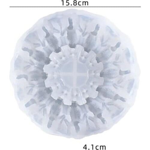 New Silicone Ashtray Mold Ashtray Tray Molds Candle Epoxy Resin Casting Mould Handmade DIY Crafts Making Tool Home Decoration