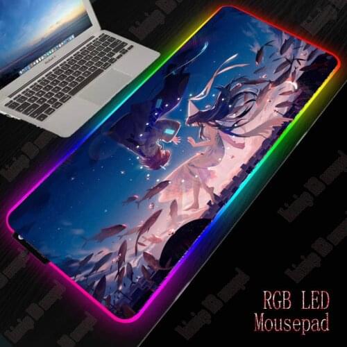 Beautiful Couple Anime Extra Large Gaming Mouse Pad Computer Anti-slip Natural Rubber Gaming Mouse Mat for home /office