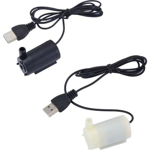 Micro Mini Submersible Water Pump Fish Tanks Aquarium Usb Powered DC 5V 2-3L/min
