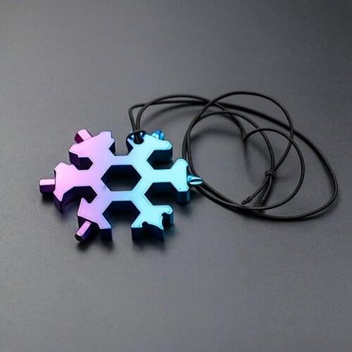 19-In-1 Portable Multi Tool Stainless Steel Snowflake Shape Flat Cross Head Screwdriver Wrench Lowest Price