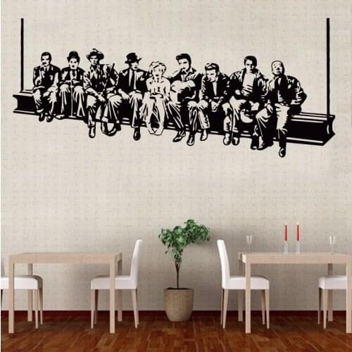 Solemn Lunch PVC Carved Removable Wall Sticker Living Room House Decoration Kitchen Vinyl Art Decal Home Decor