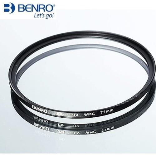 Benro 37 40.5 43 46 49 52 55 58 62 67 72 77 82 mm PD UV WMC Ultra thin Ultraviolet Filters Waterproof Anti-oil Anti-scratch