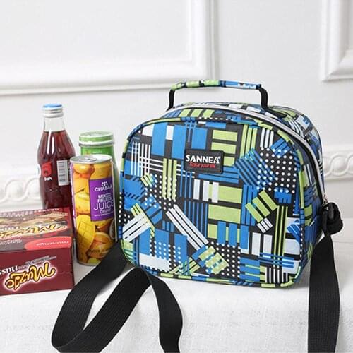 6L Waterproof Picnic Lunch Bag Portable Oxford Canvas Tote s Food Storage s for Children Box Printing Thermal