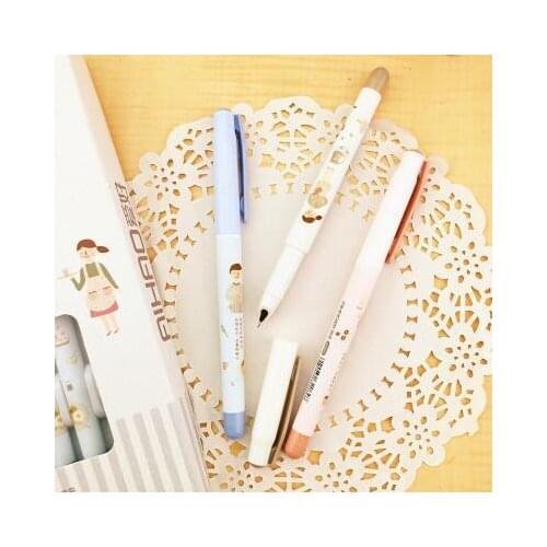 1pcs Erasable Pen Student Ink Bag Dual-use Cartoon Child Men and women Fine Wholesale 20269