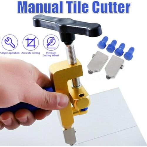 2 In 1 Ceramic Tile Glass Opener Integrated Mirror Knife Cutting Opener Multi-Function Durable Roller Cutter Portable Hand Tools
