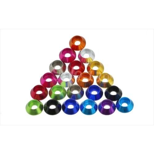 8Pcs Aluminum M3 Cup Head Screw Washer Upgrade Parts 12MM*8MM*3MM*high 4MM For RC Car Remote Control Car