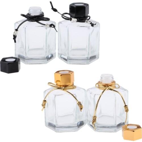 4Pcs 100ml Fragrance Glass Diffuser Bottles For DIY Reed Oils Aromatherapy