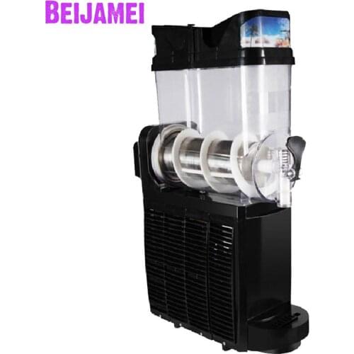 Beijamei New Snow Melting Slush Making Machines One Tank Cold Drink Slush Machine Commercial Smoothie Maker