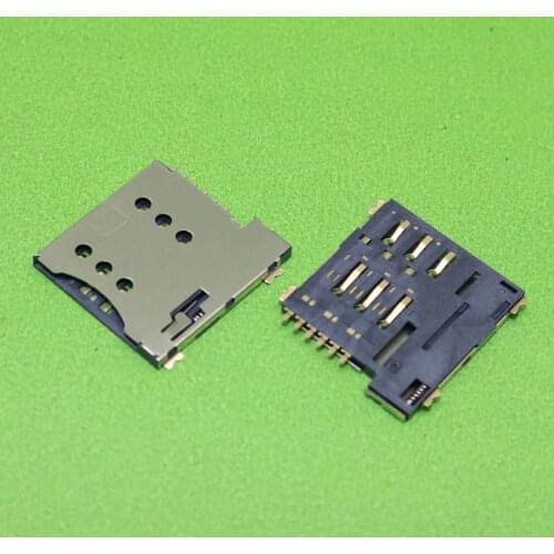 ChengHaoRan 6pin push micro sim card socket holder slot replacement connector,KA-306