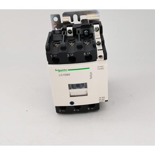 Schneider three-pole AC contactor 65A LC1D65F7C 110V / LC1D65B7C 24V / LC1D65M7C AC220V