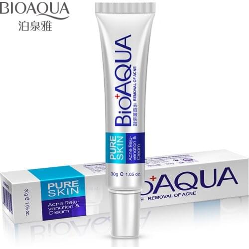 BIOAQUA Anti Acne Cream Oil Control Shrink Pores Nourish Moisturizer Acne Scar Remove Acne Treatment Face Cream 30g TSLM1