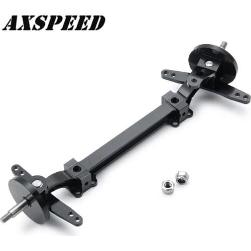 AXSPEED Metal Front Axle Steering Rod Link Pole for 1:14 Tamiya Tractor Truck RC Car NEW Upgrade Parts
