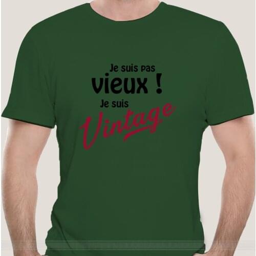 Fashion t-shirt men cotton brand teeshirt Tee Shirt I Am Not Old I Am Vintage Grandfather Grandpa Humor Mens Papi