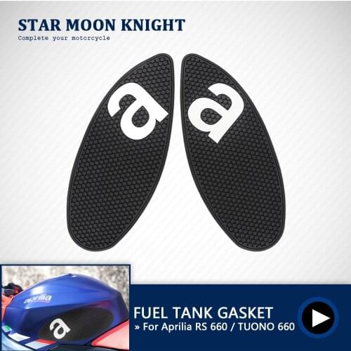 Motorcycle Tankpad anti-slip tank Pad protection stickers SIDE TANK PADS Traction Pad Fit For Aprilia RS 660 RS660 TUONO 660